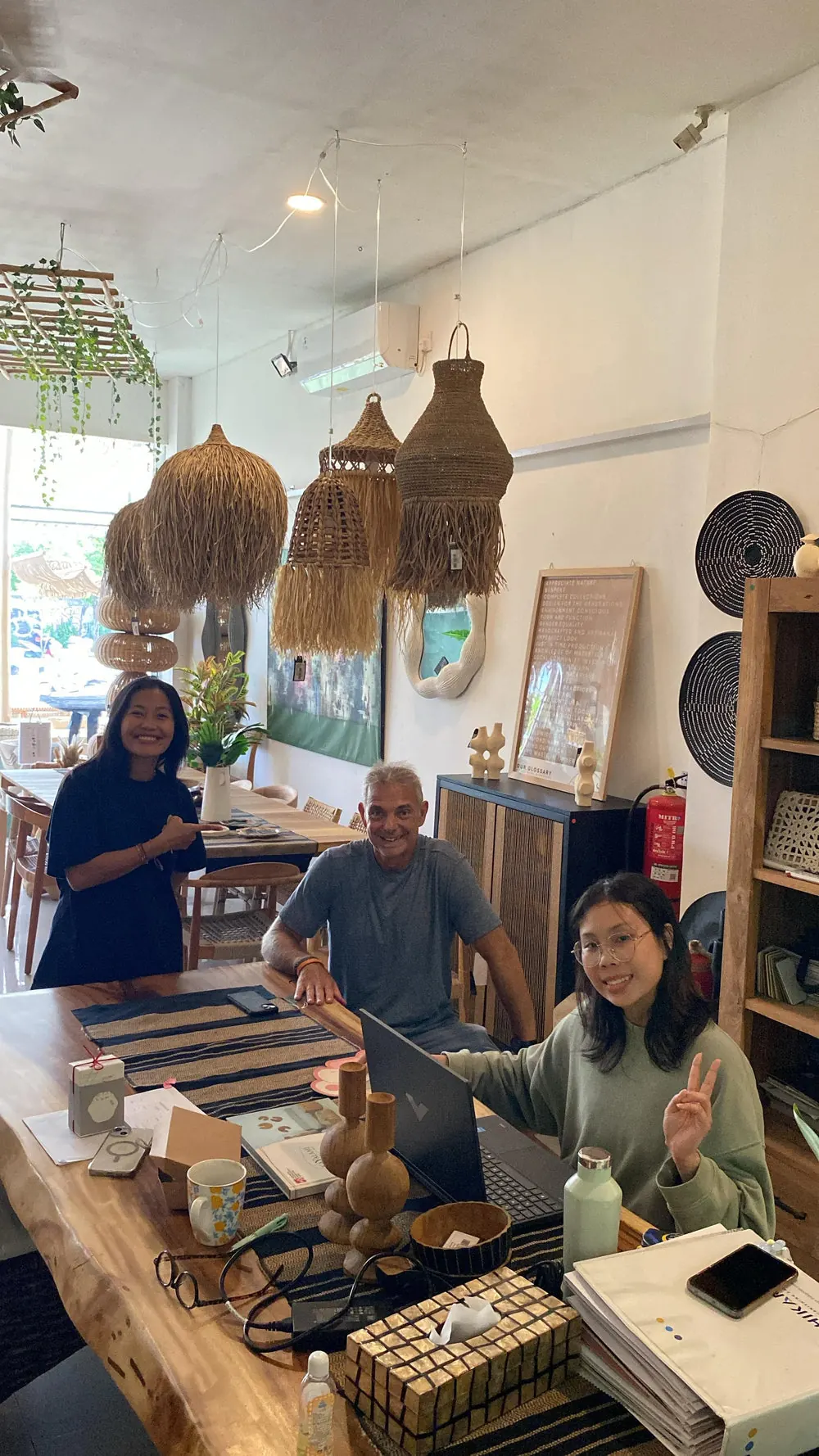 Natural furniture handcrafted in Indonesia