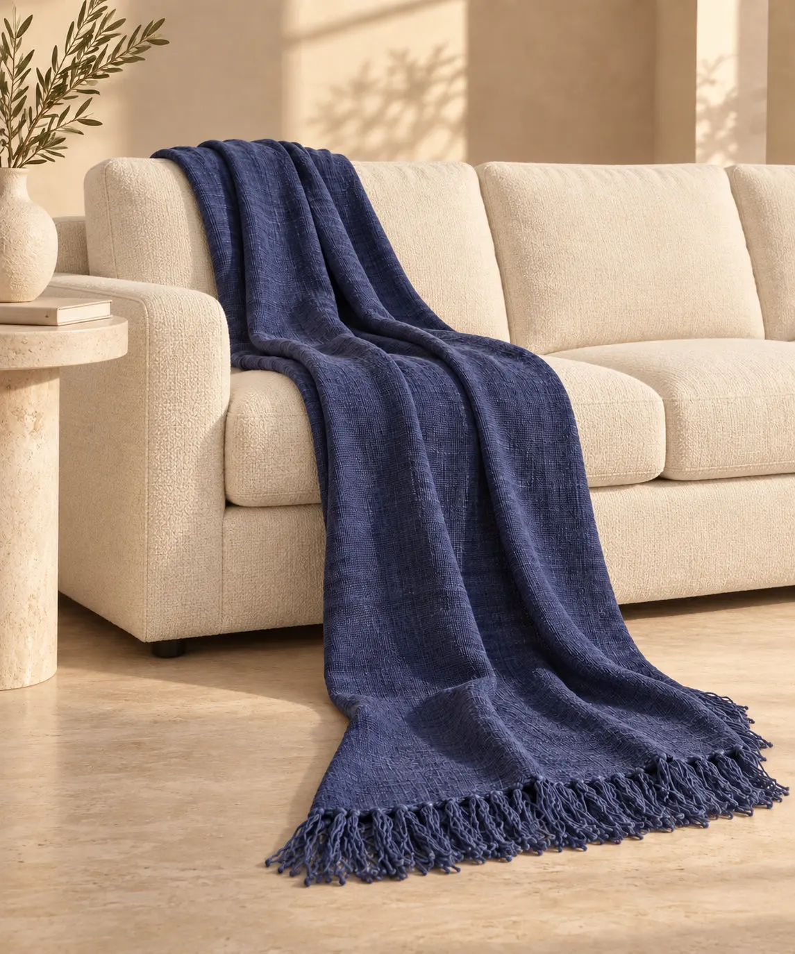 Aicha Blu Throw